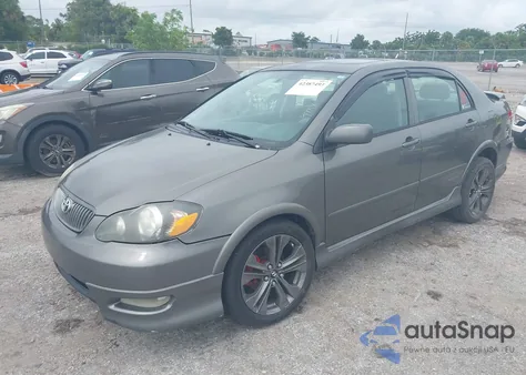 2008 Toyota Corolla S из США, поврежденный, VIN 2T1BR32E78C872671